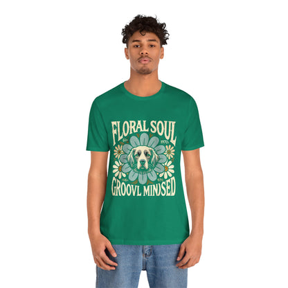 Stylized Vintage Dog: GROOVY Retrozip