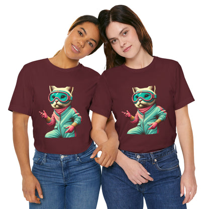 Stylized Cat: Retro-Futuristic