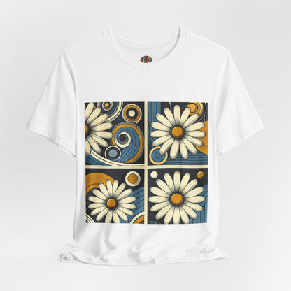 Daisy Landscape: Retro Pop-Art