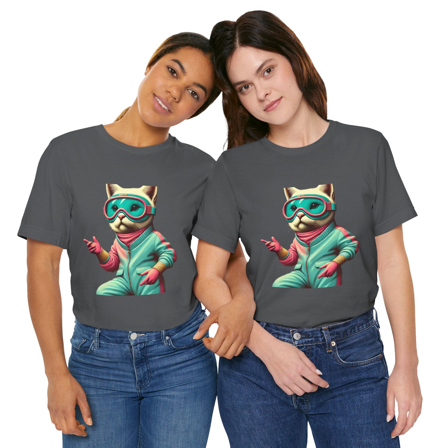 Stylized Cat: Retro-Futuristic