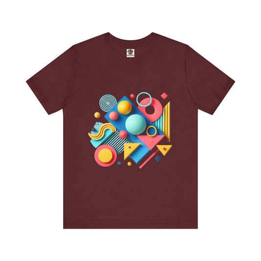 Abstract Geometric Shapes Design: Pop Surrealism