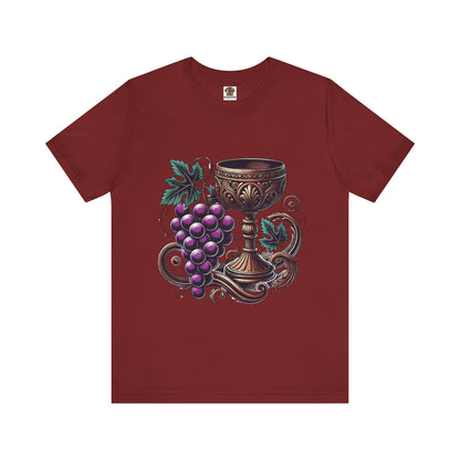 Grapes and Goblet: Classical Elegance