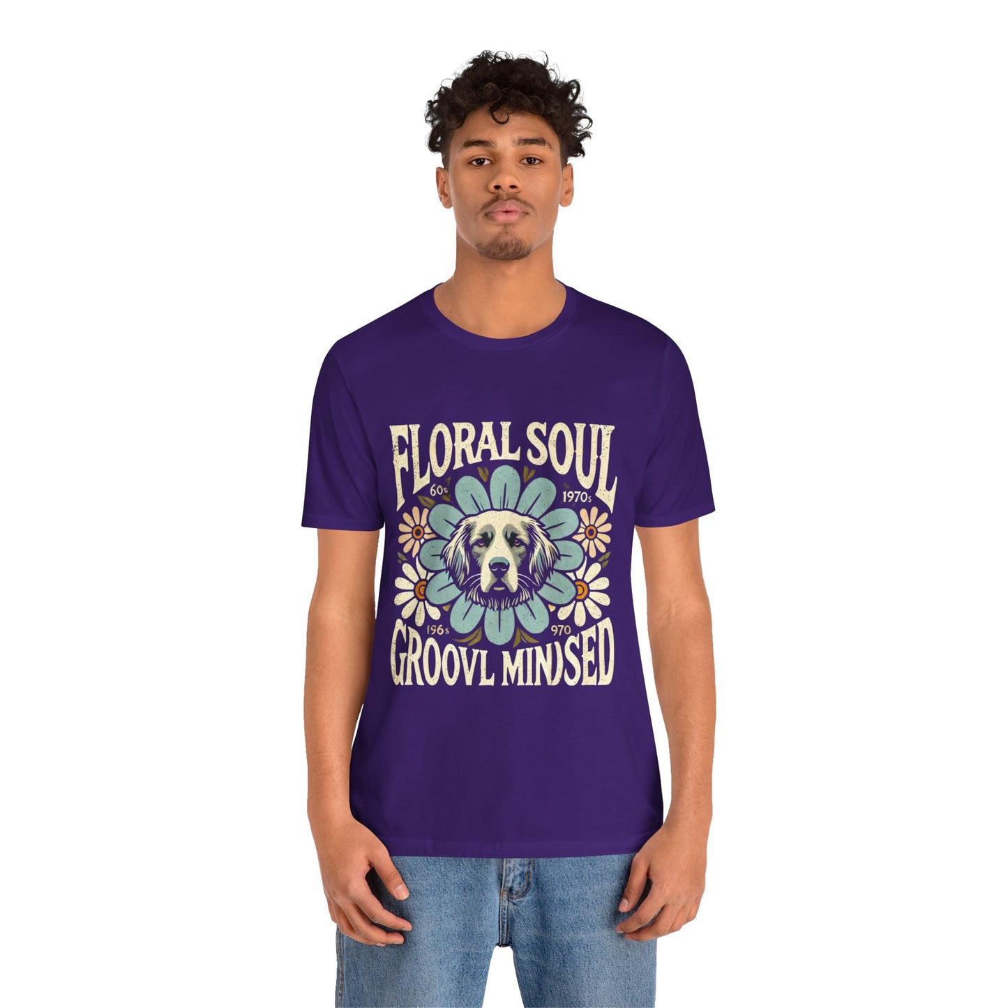 Stylized Vintage Dog: GROOVY Retrozip
