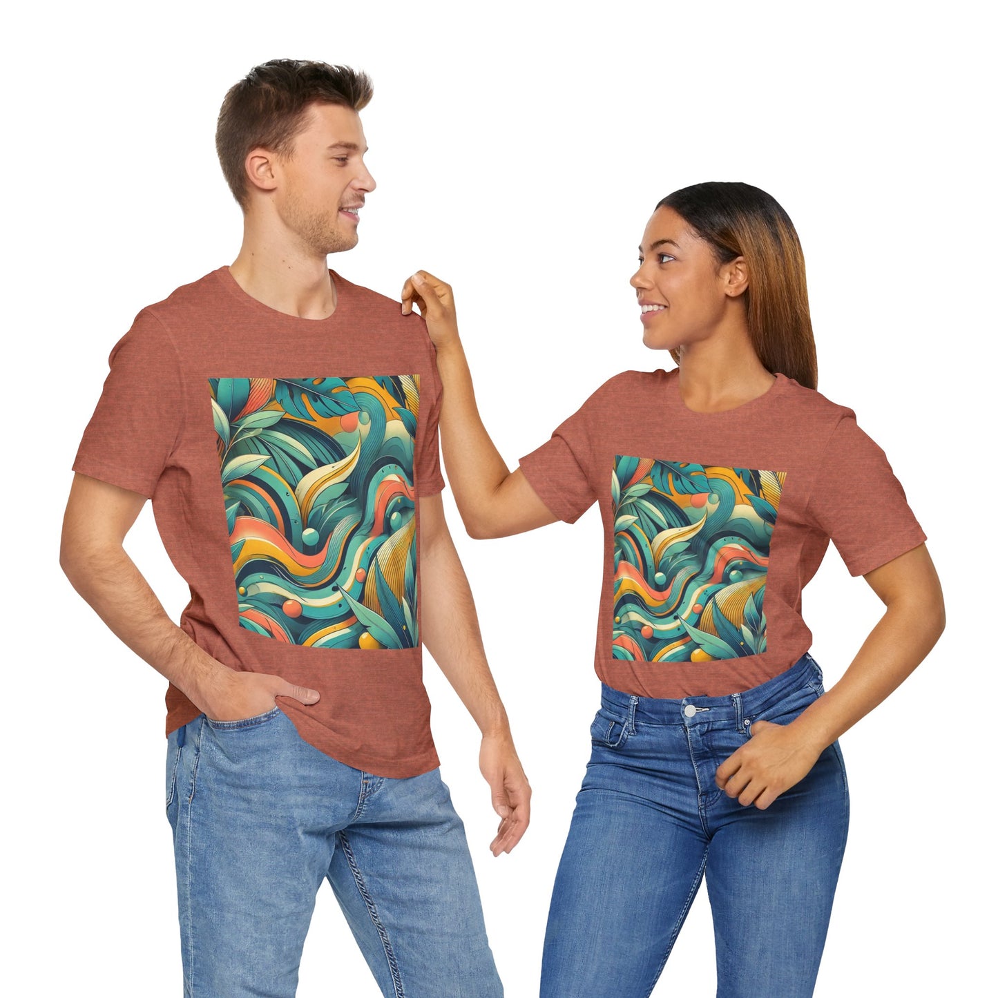 Abstract Waves: Tropical Vibe