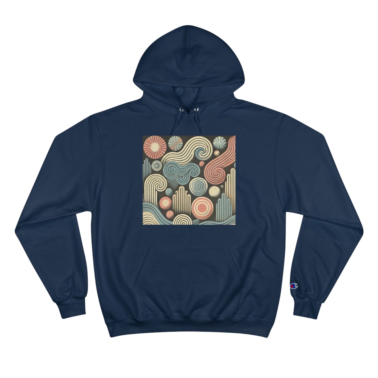 Abstract
  Waves and Spirals: Groovy Retro
