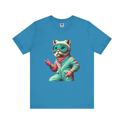 Stylized Cat: Retro-Futuristic