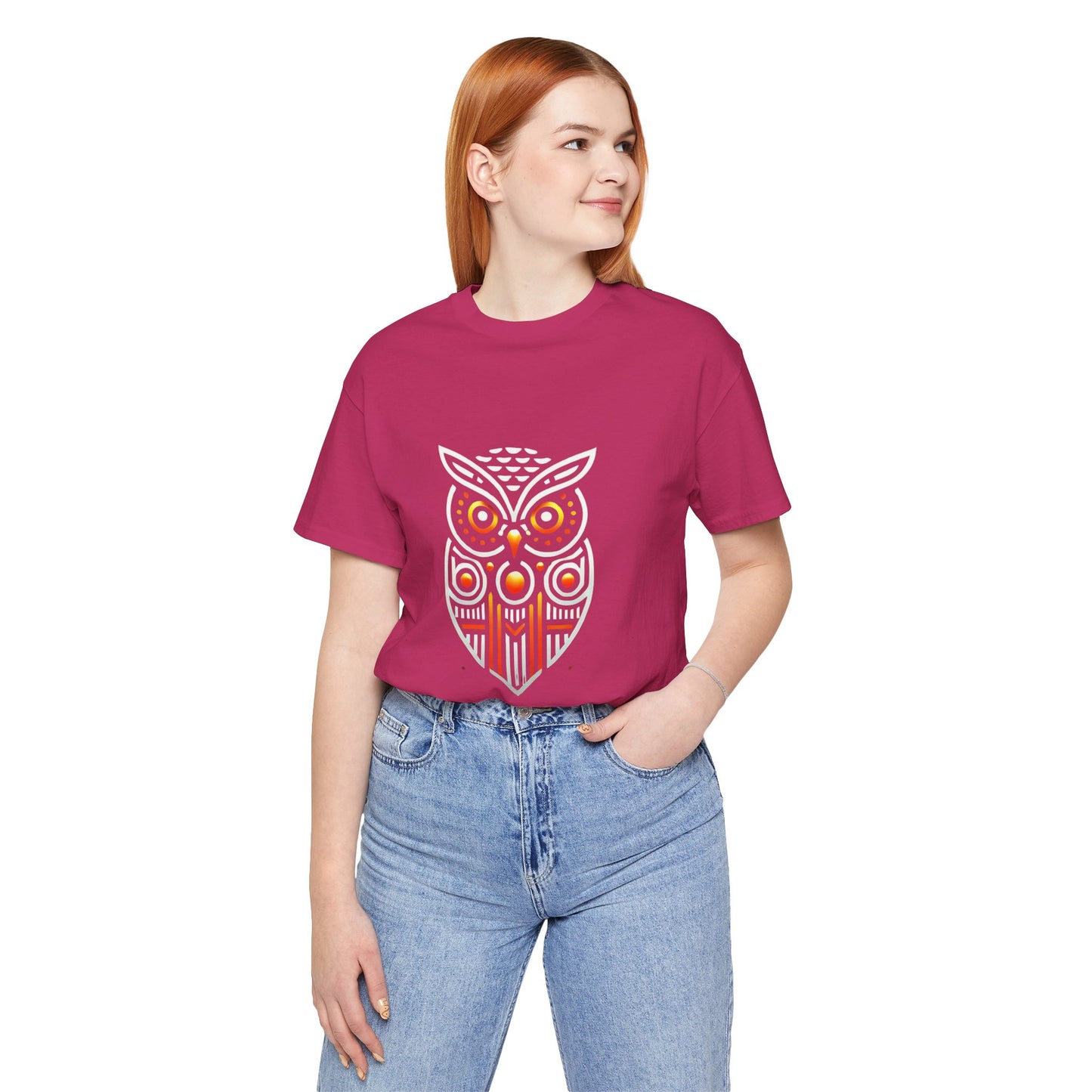 Mystic Owl: Minimalist Geometric