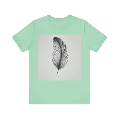 Solitary
  Feather: Minimalist Line Art