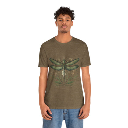 Dragonfly: Floral Sepia