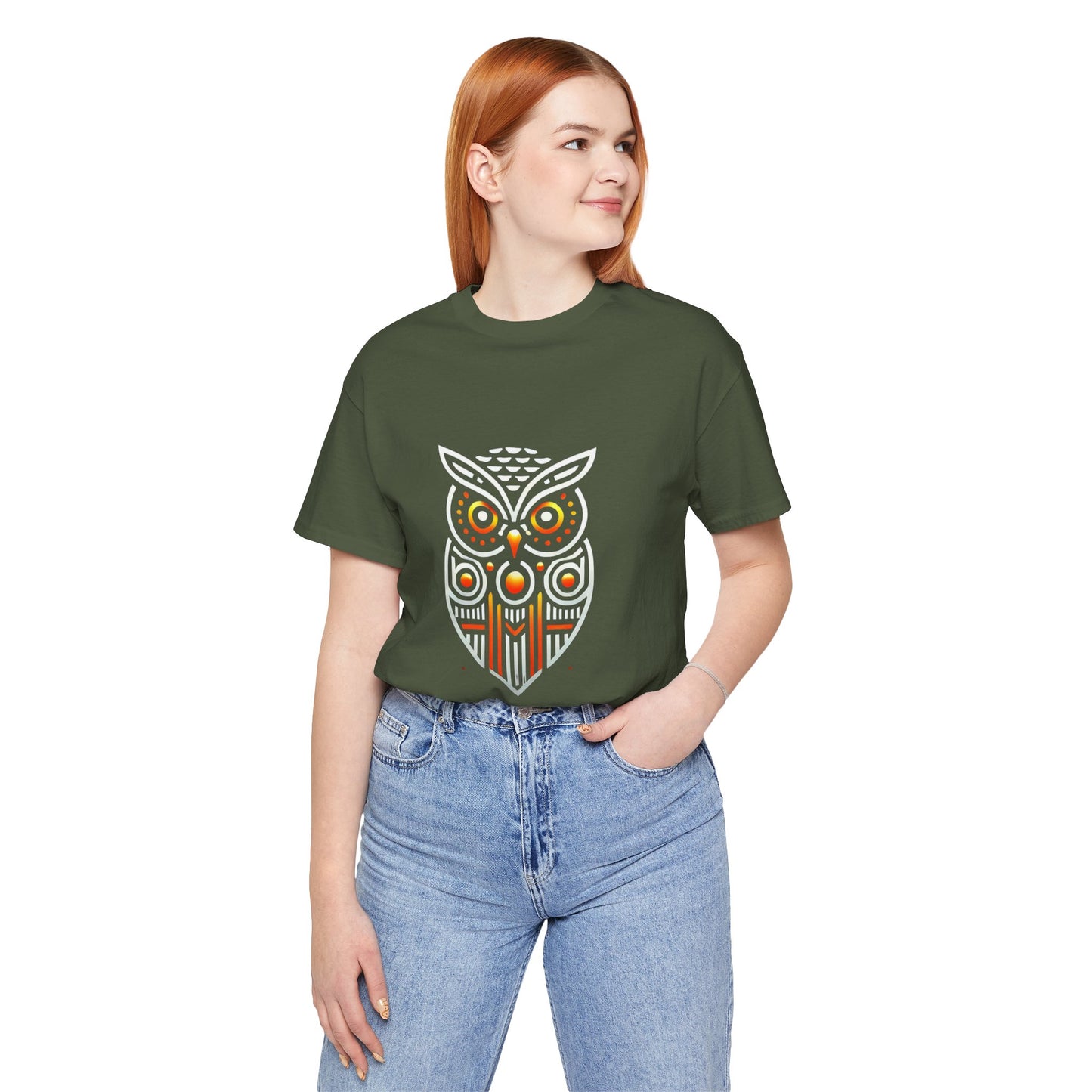 Mystic Owl: Minimalist Geometric