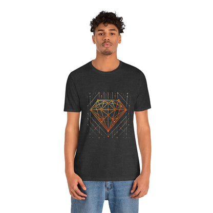 Stylized Diamond: Minimalist Geometric