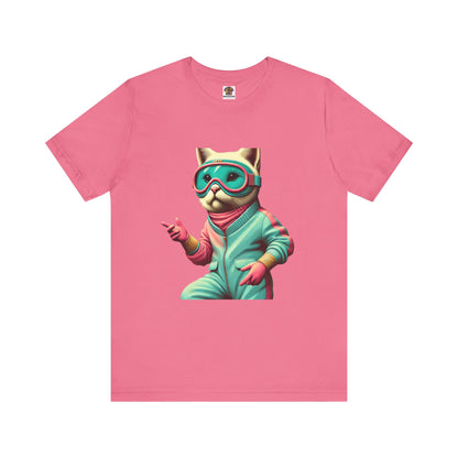Stylized Cat: Retro-Futuristic