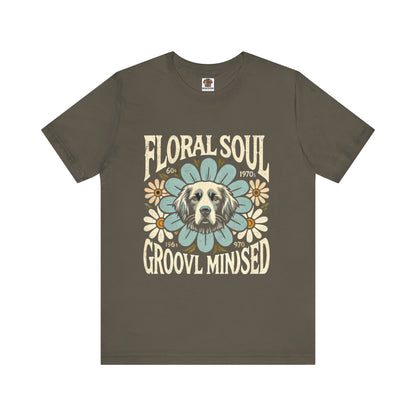 Stylized Vintage Dog: GROOVY Retrozip