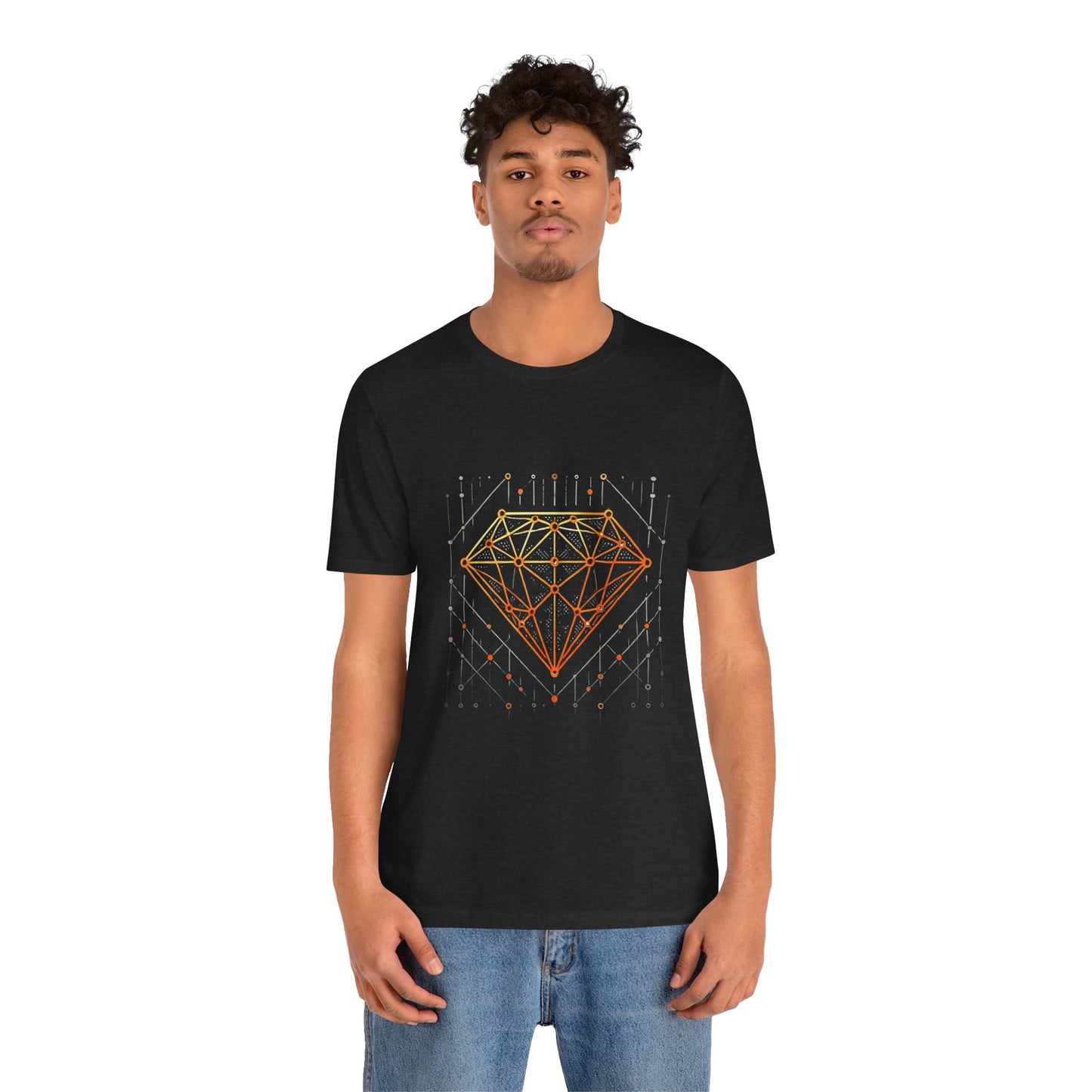 Stylized Diamond: Minimalist Geometric