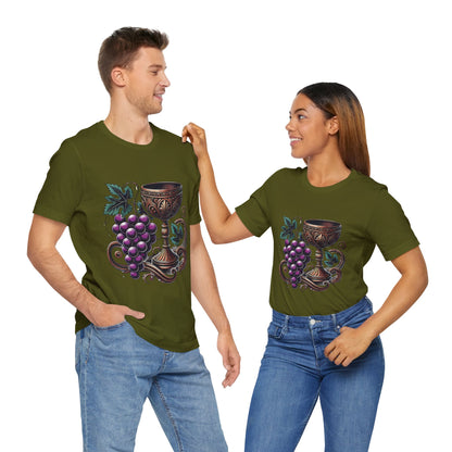 Grapes and Goblet: Classical Elegance