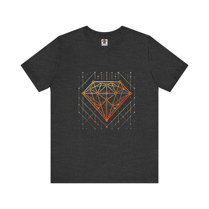 Stylized Diamond: Minimalist Geometric