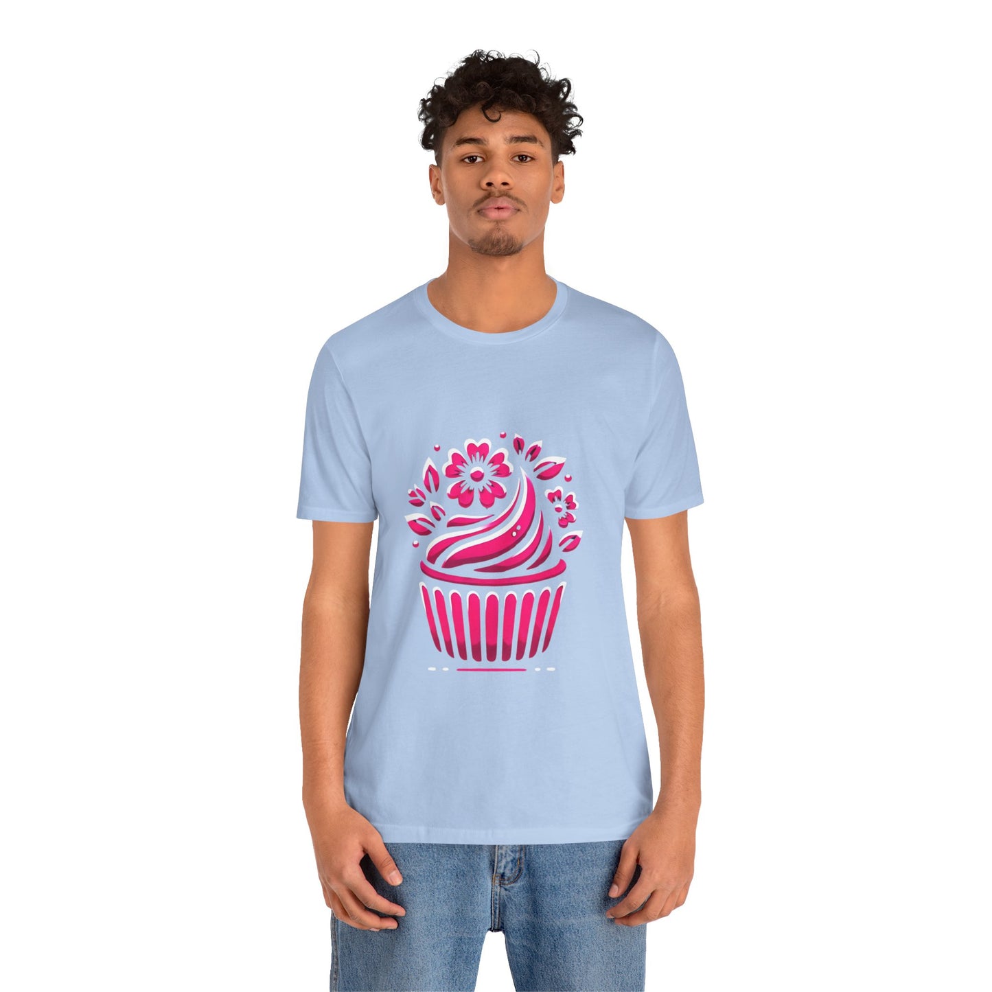 Cupcake with Floral Frosting: Floral Noir