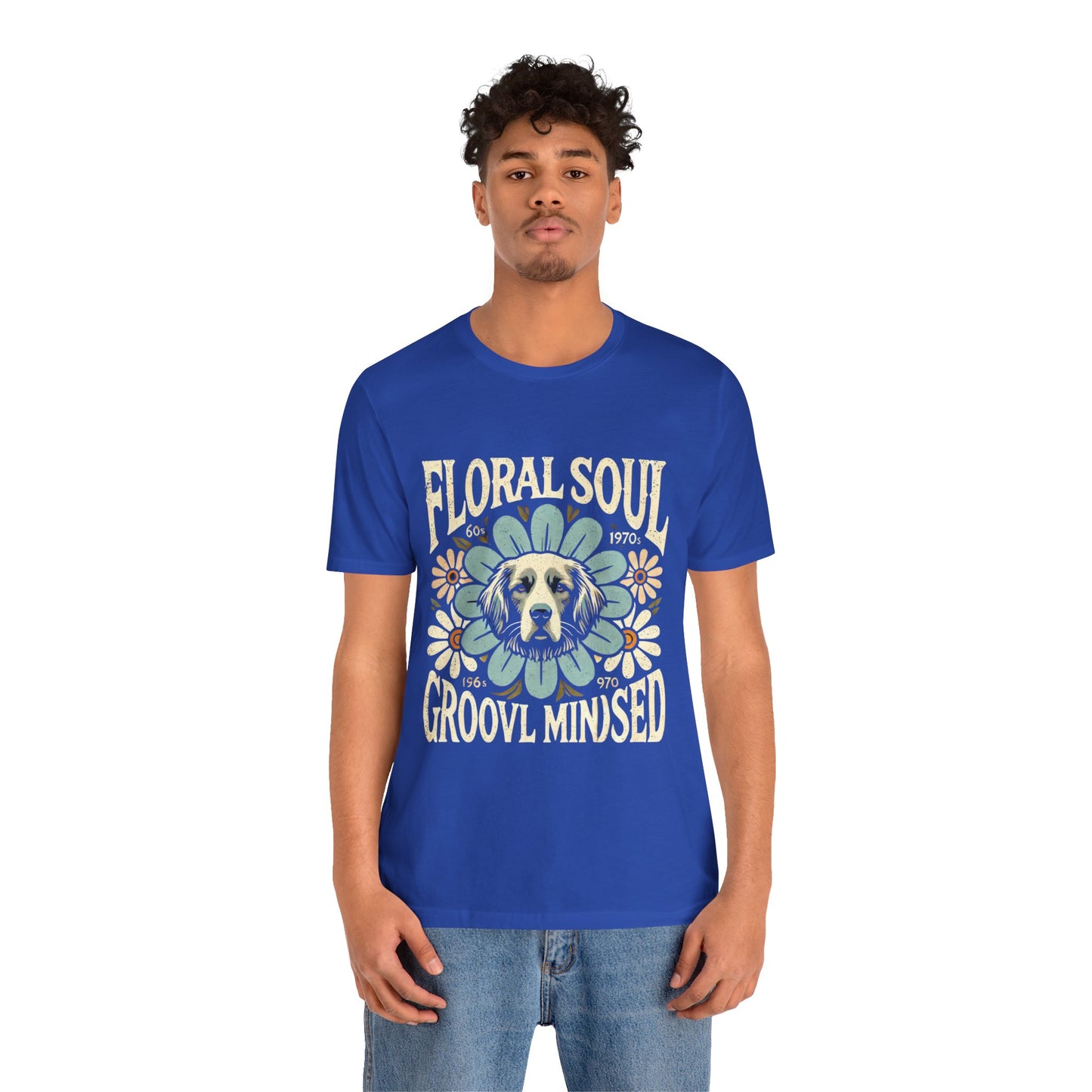 Stylized Vintage Dog: GROOVY Retrozip