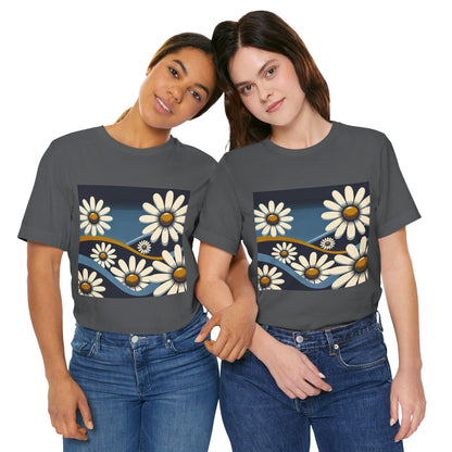 Daisy Landscape: Retro Pop-Art