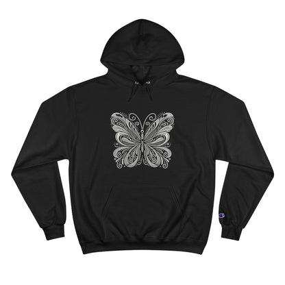 Stylized
  Butterfly: Monochromatic Deco