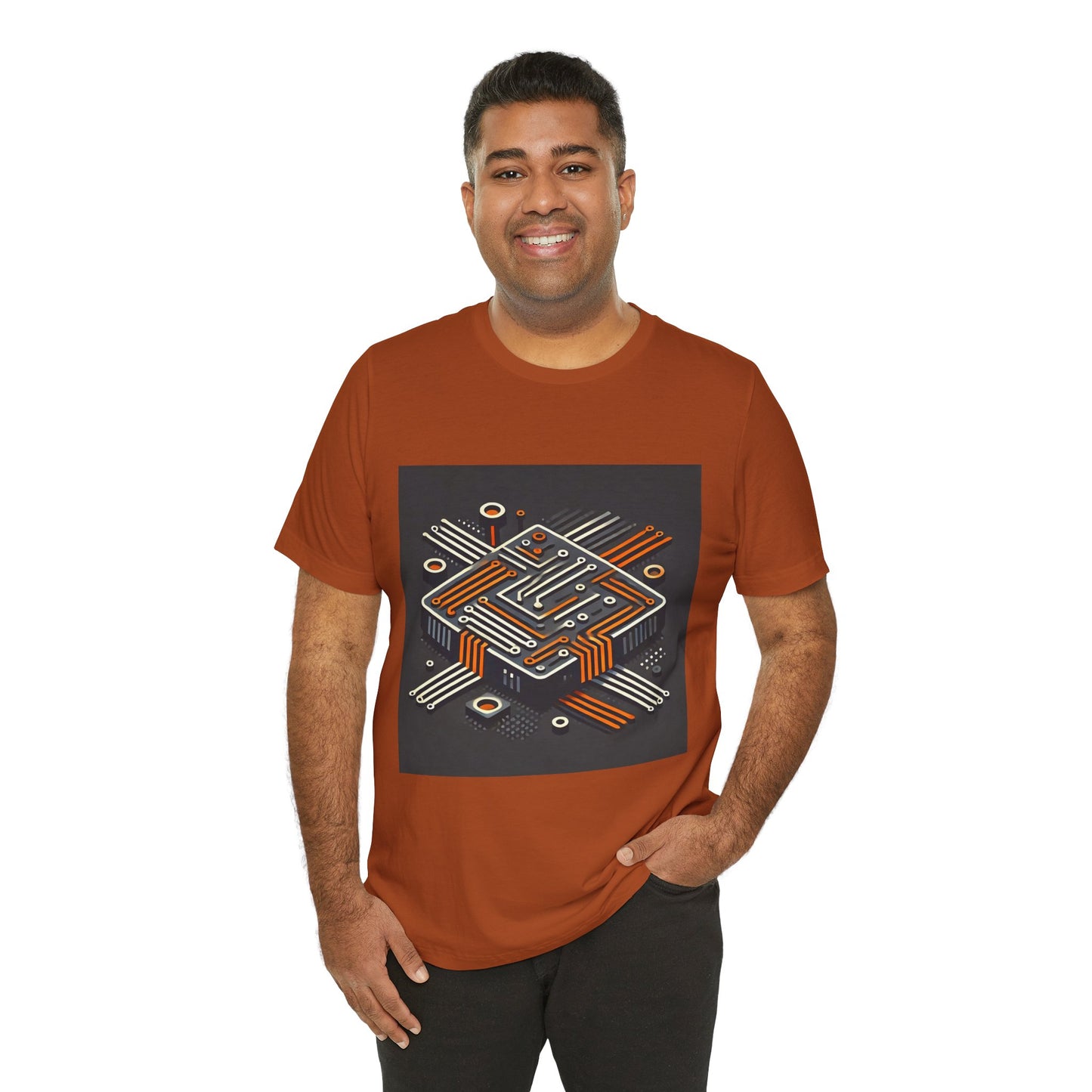 Digital Circuitry: Minimalist Geometric