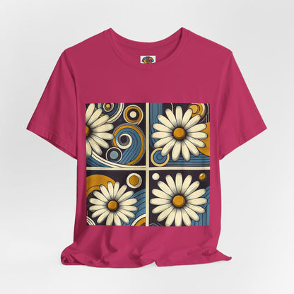 Daisy Landscape: Retro Pop-Art