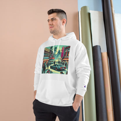 Vibrant  City Life Design: Cyberpunk Retro-futuristic