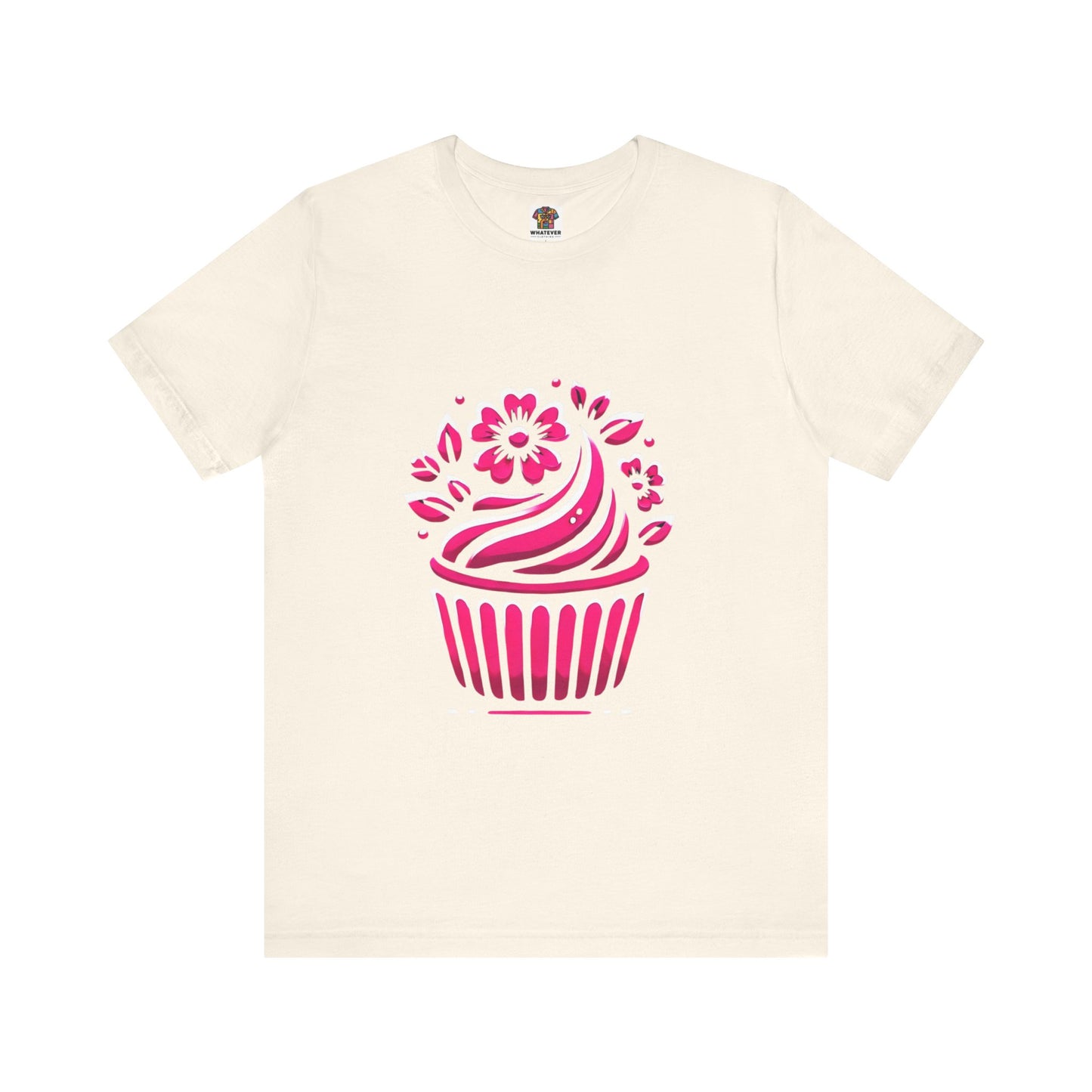 Cupcake with Floral Frosting: Floral Noir