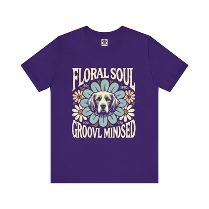 Stylized Vintage Dog: GROOVY Retrozip