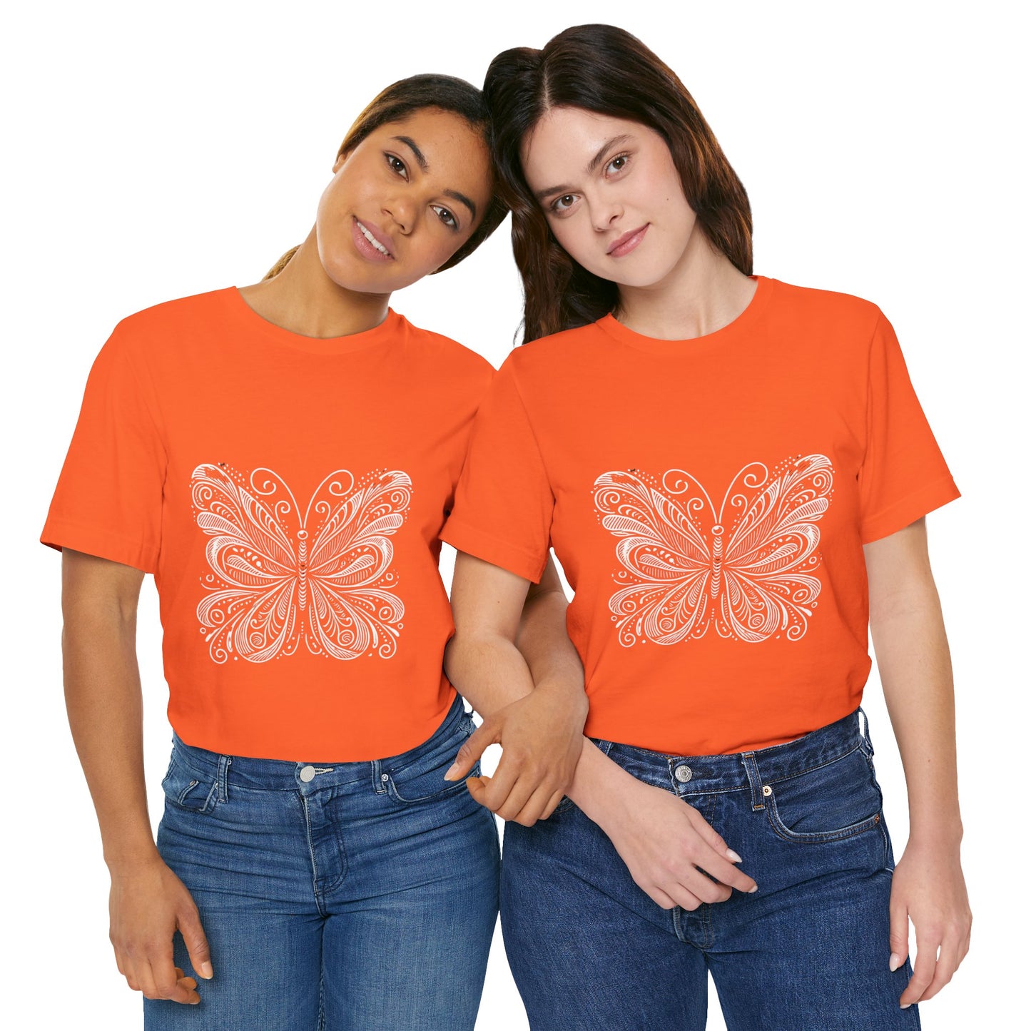 Stylized Butterfly: Monochromatic Deco