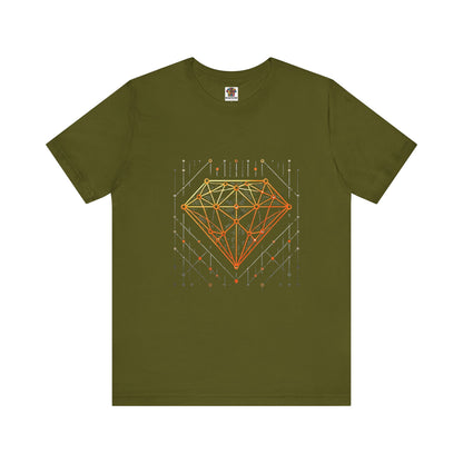 Stylized Diamond: Minimalist Geometric