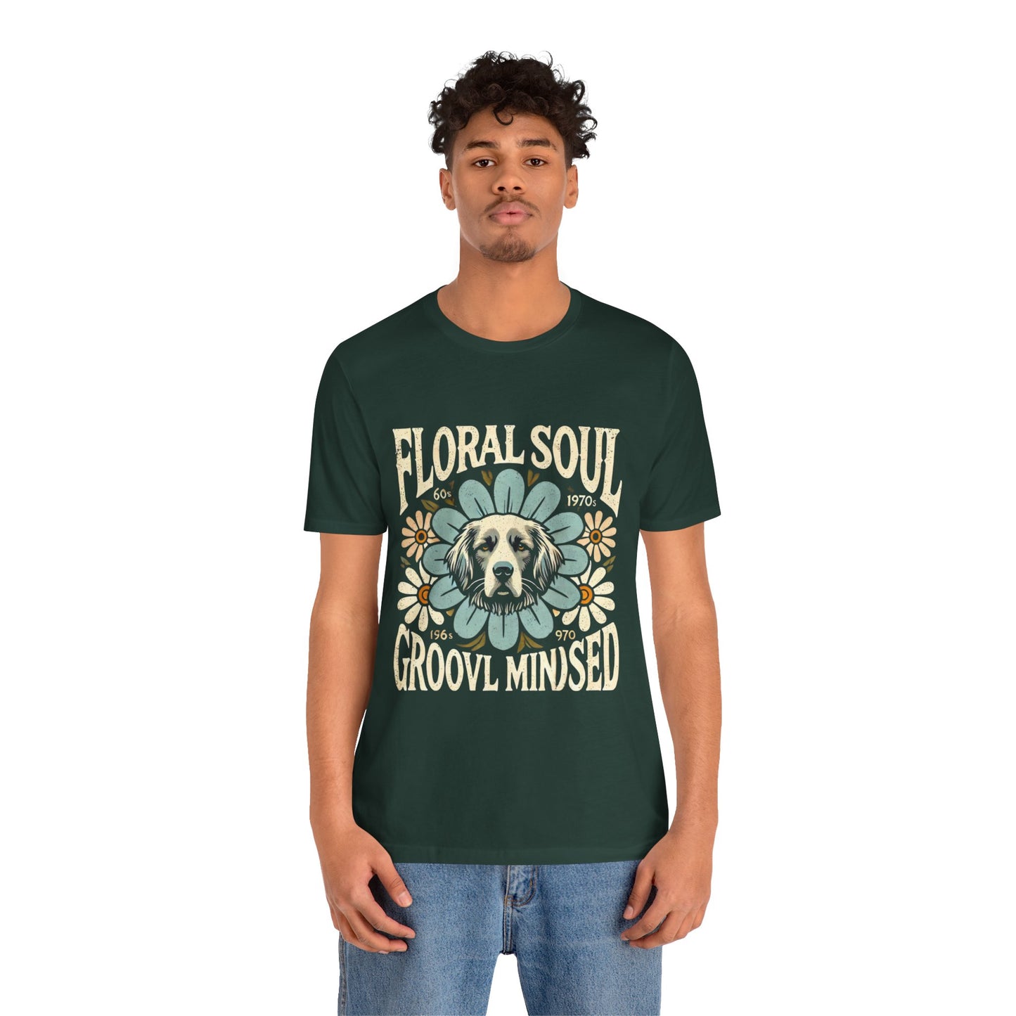 Stylized Vintage Dog: GROOVY Retrozip