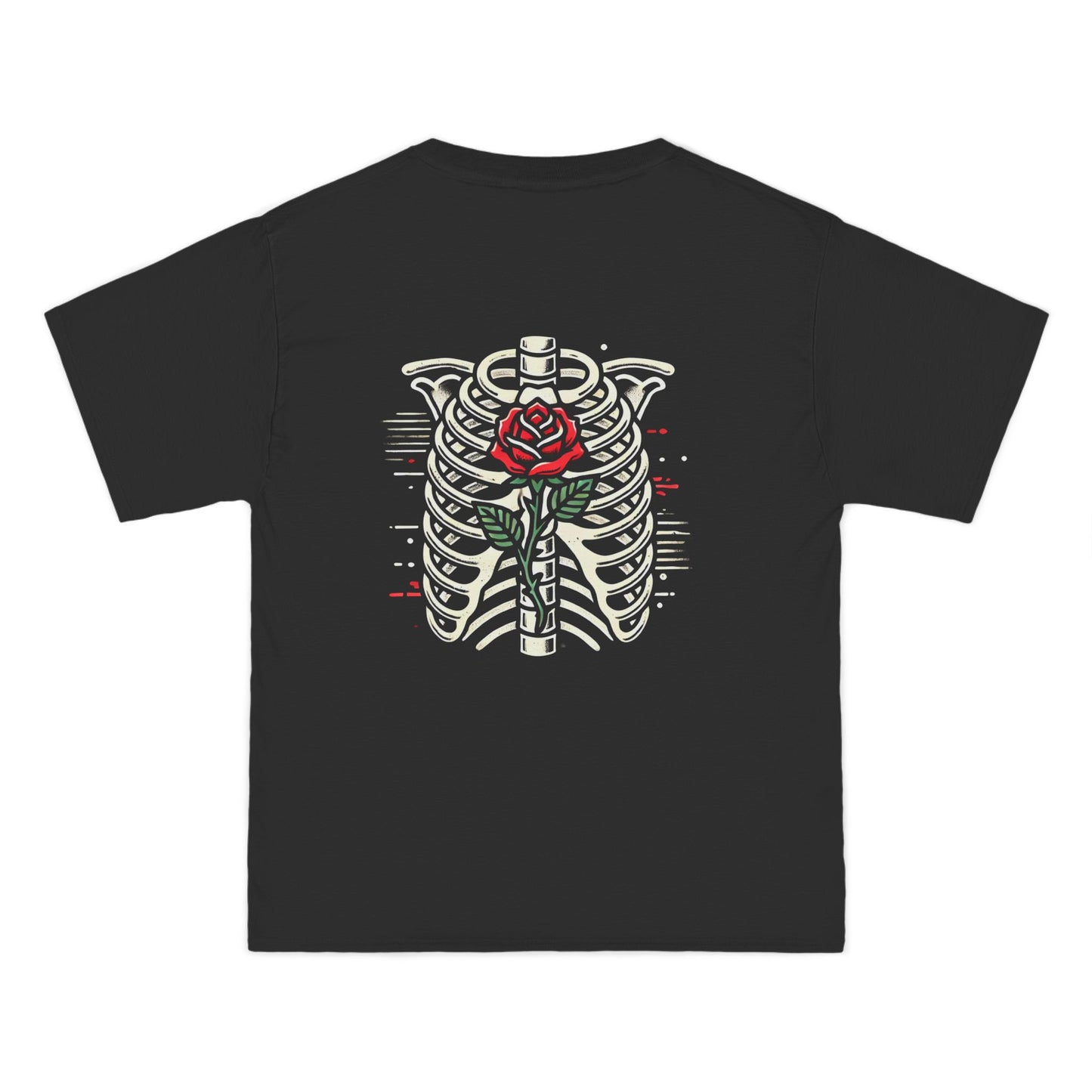Ribcage
  with Rose: Gothic Streetwear