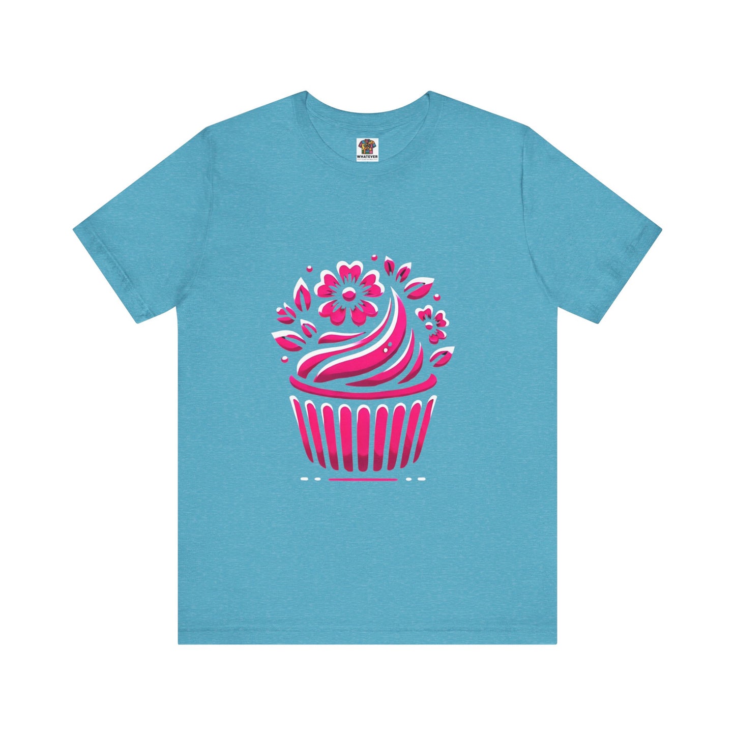 Cupcake with Floral Frosting: Floral Noir