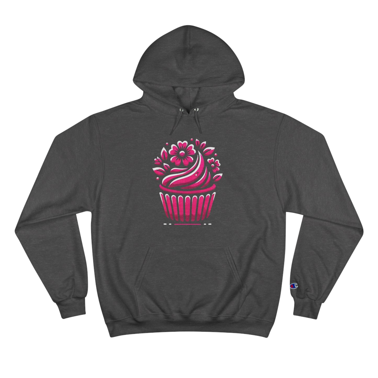 Cupcake
  with Floral Frosting: Floral Noir