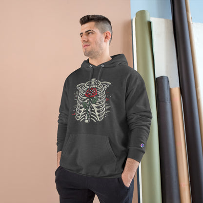 Ribcage
  with Rose: Gothic Streetwear