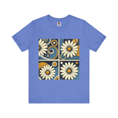 Daisy Landscape: Retro Pop-Art