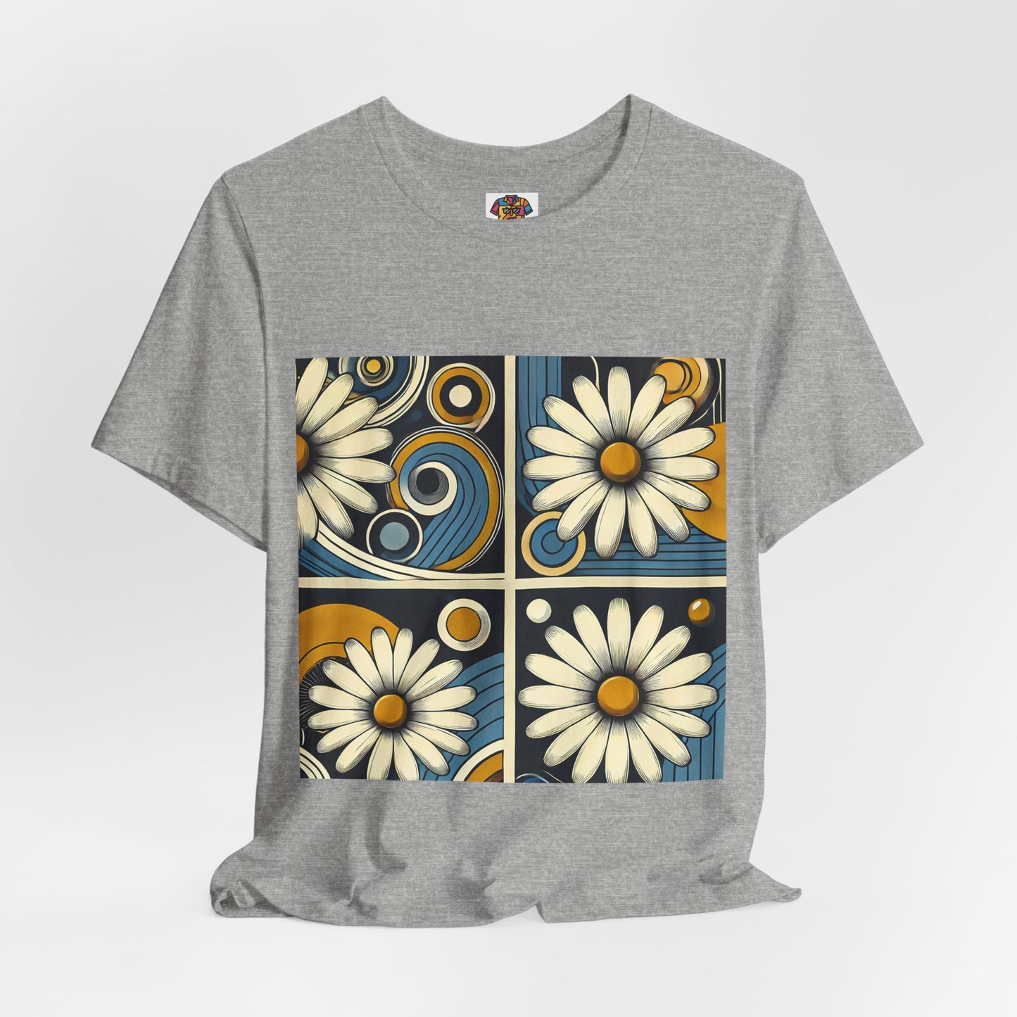 Daisy Landscape: Retro Pop-Art