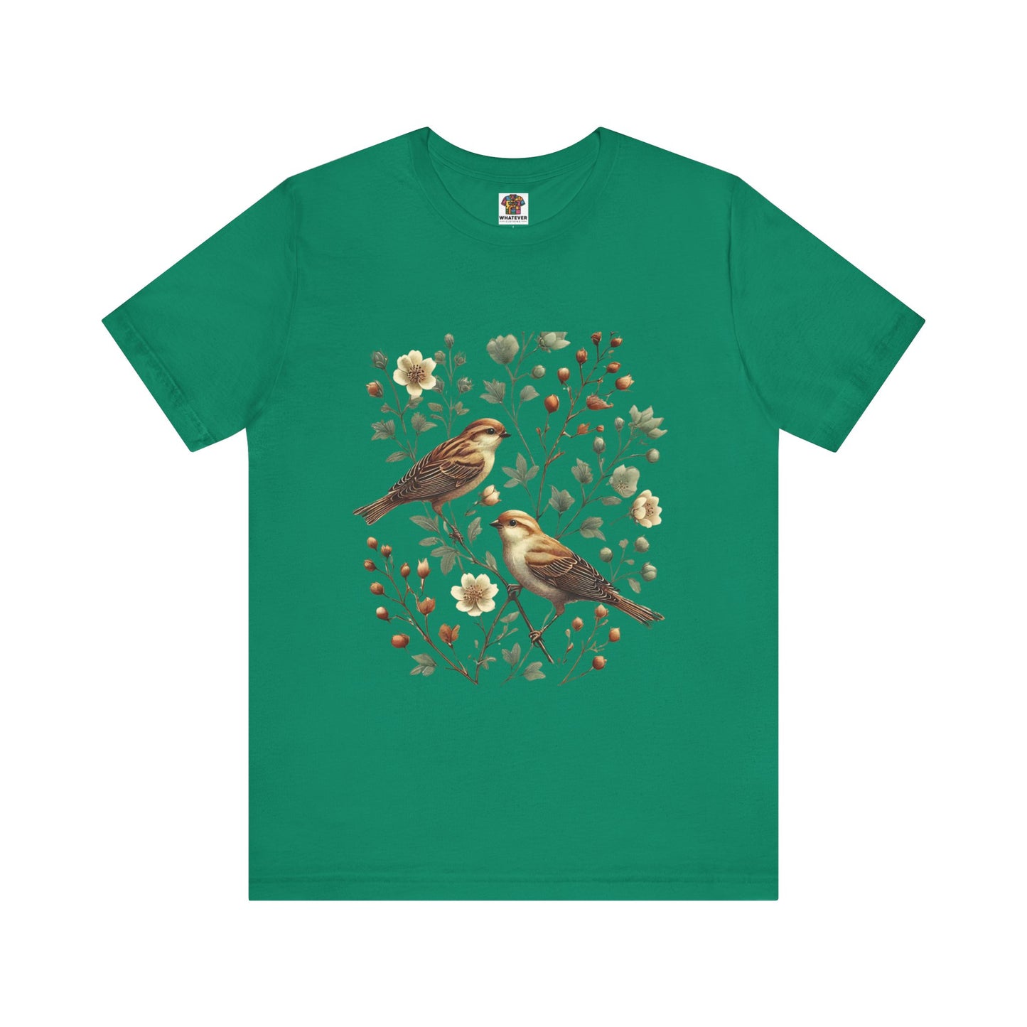 Songbirds: Floral Sepia