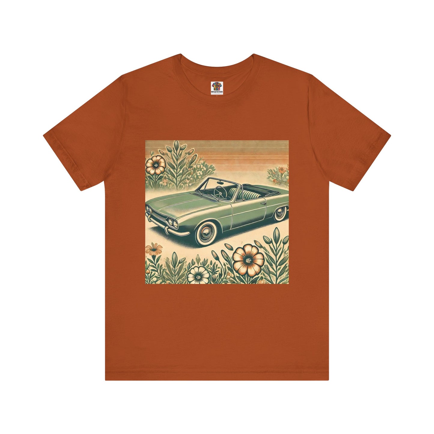 Vintage Convertible: Floral Sepia