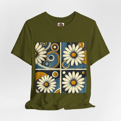 Daisy Landscape: Retro Pop-Art