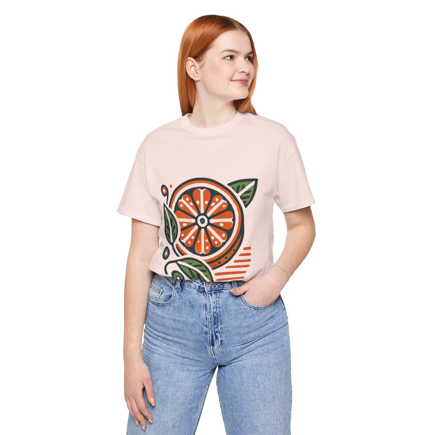 Citrus Slice: Floral Orange Vibe