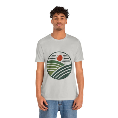 Abstract Landscape: Floral Orange Vibe