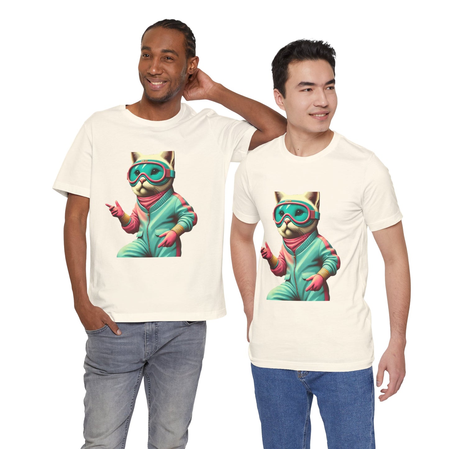 Stylized Cat: Retro-Futuristic