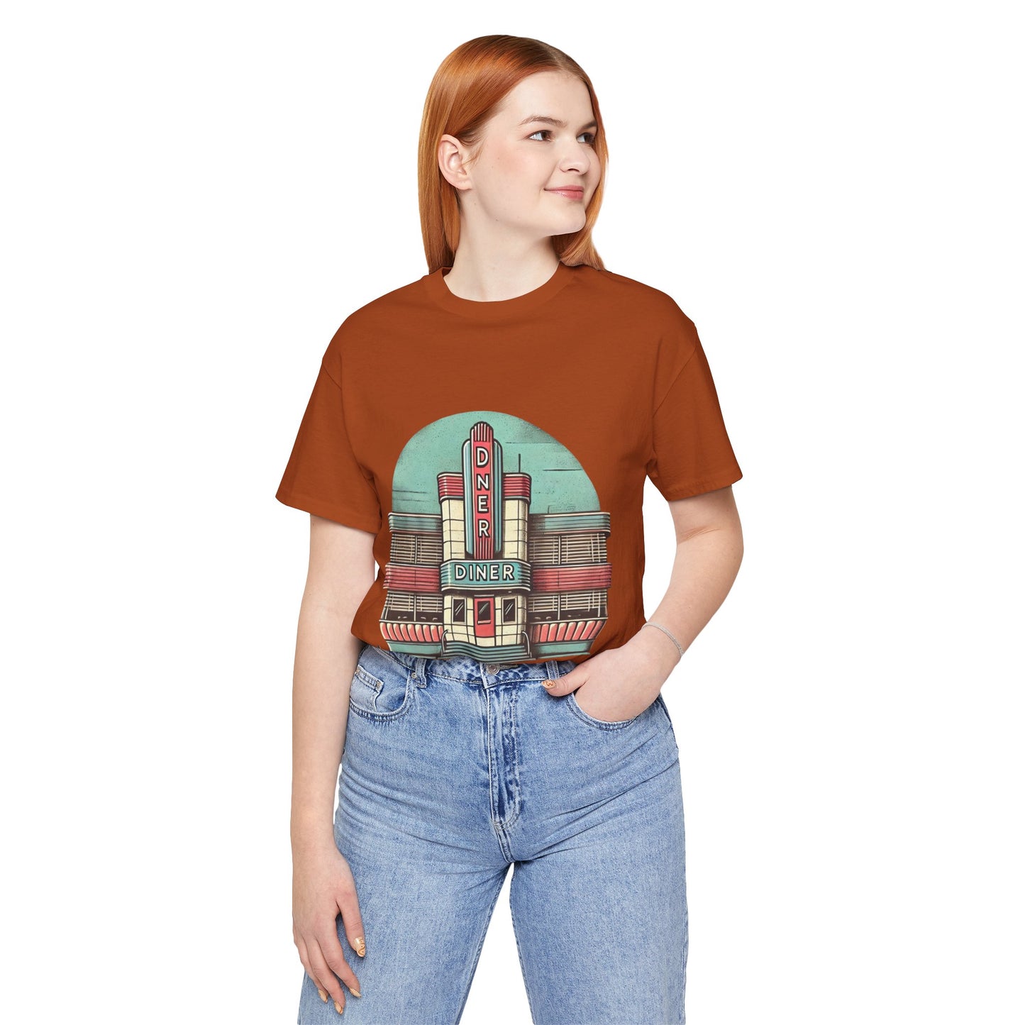 Stylized 1970s Diner: GROOVY Retrozip