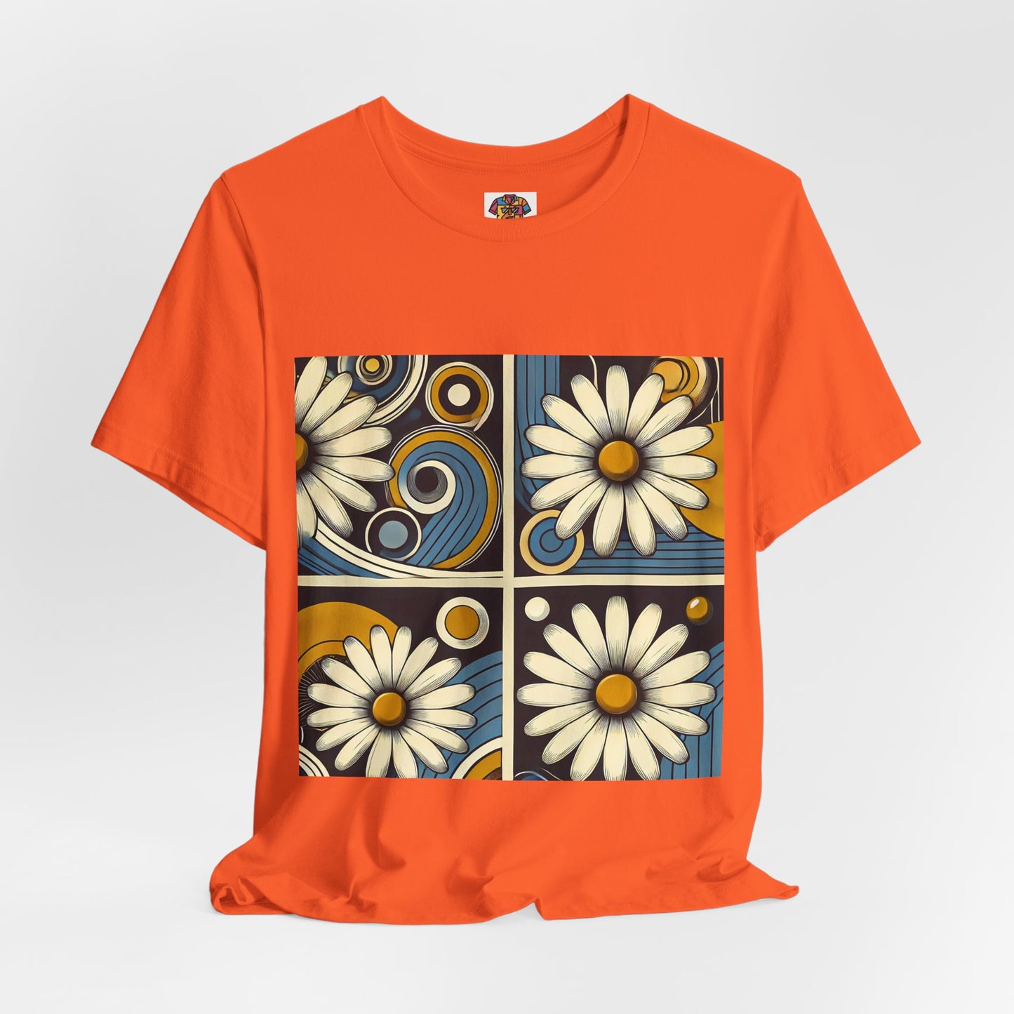 Daisy Landscape: Retro Pop-Art
