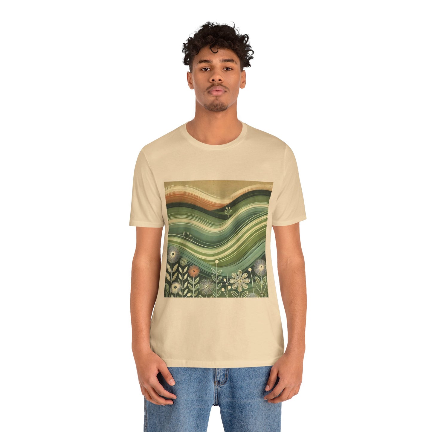 Rolling Hills: Floral Sepia