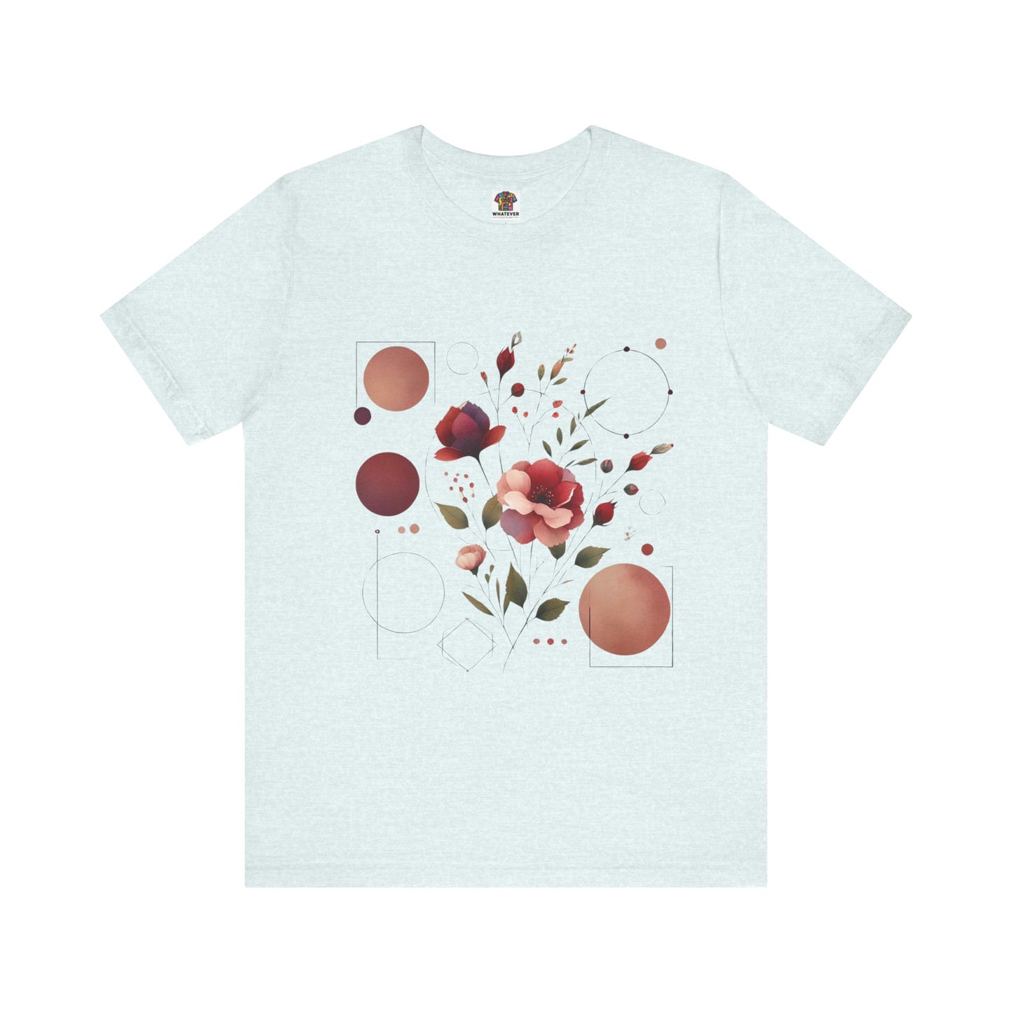 Geometric Floral Shapes: Watercolor Floral