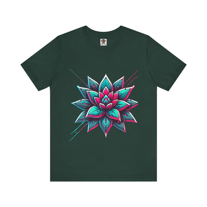 Cybernetic Flower: Cyberpunk Retro-futuristic