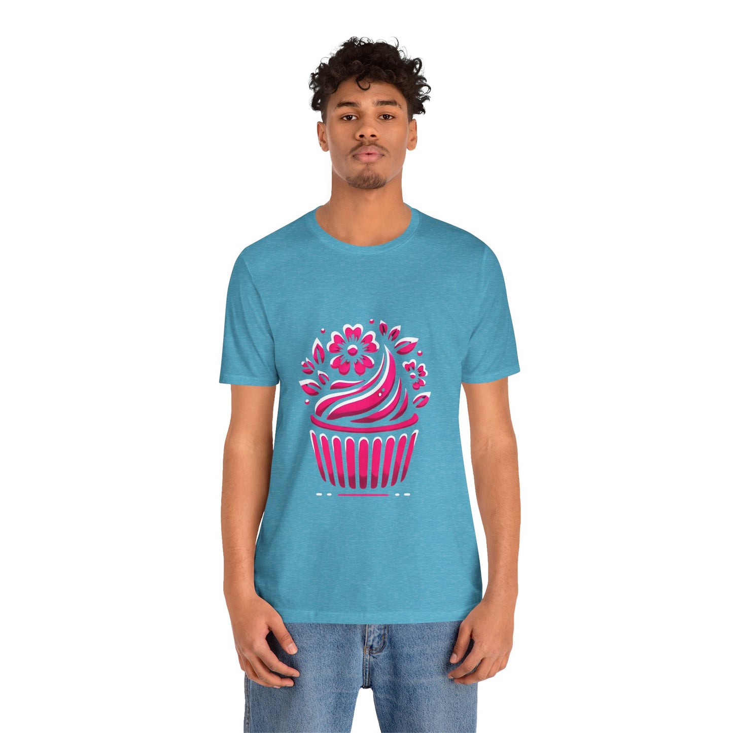 Cupcake with Floral Frosting: Floral Noir
